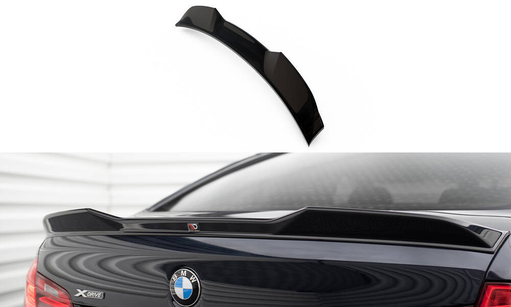 Spoiler passend voor BMW 5 Serie F10 Maxton Glans Zwart