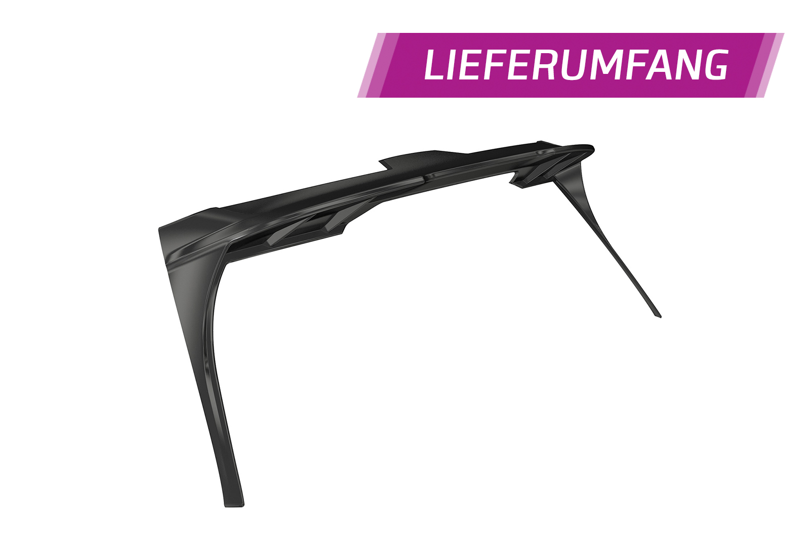 Spoiler passend voor VW Golf 7 (Typ AU) CSR Glans Zwart