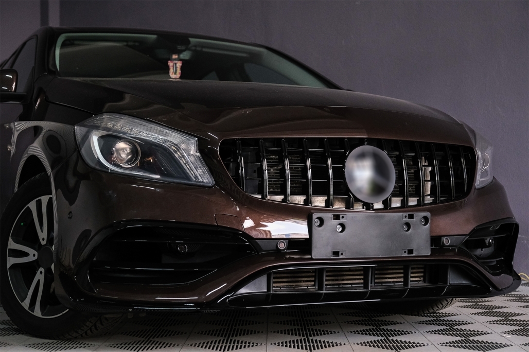 Voorbumper passend voor Mercedes W176 A45 AMG Facelift Look