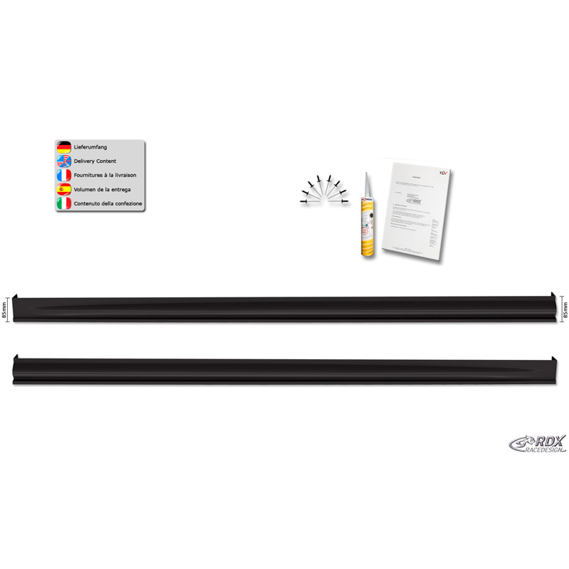 Sideskirts  Opel Adam 2012- 'Edition' (ABS)