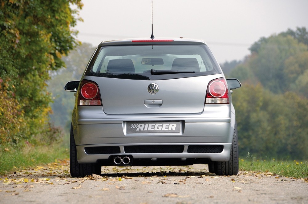 Achterbumper Diffuser passend voor VW Polo 9N Rieger