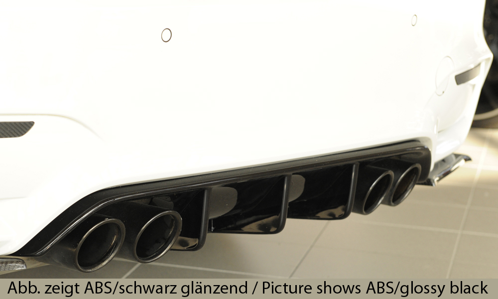 Achterbumper Diffuser Rieger BMW M3/M4 F80/F82/F82 2014-