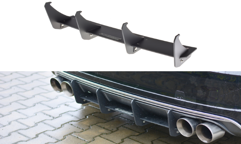 Achter Diffuser passend voor Audi S3 8V Hatchback/Sportback
