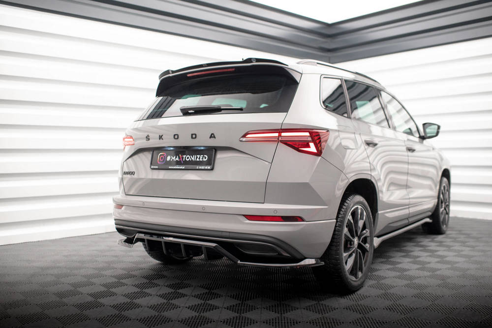 Diffuser passend voor Skoda Karoq Sportline FL Maxton Glans Zwart