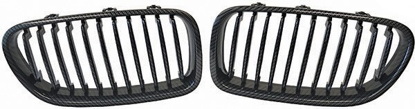Grill Nieren passend voor BMW 5 Serie F10/F11 Carbon Look vanaf 2010