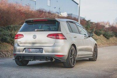 Zijskirts passend voor VW Golf 7 GTI Glans Zwart