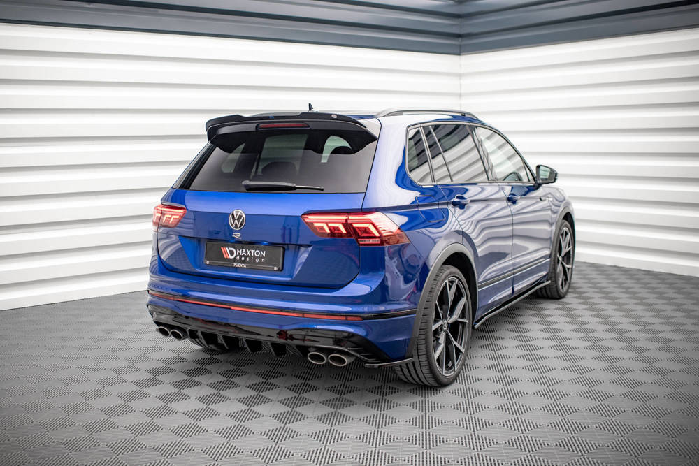 Diffuser passend voor VW Tiguan R MK2 Facelift Maxton Glans Zwart