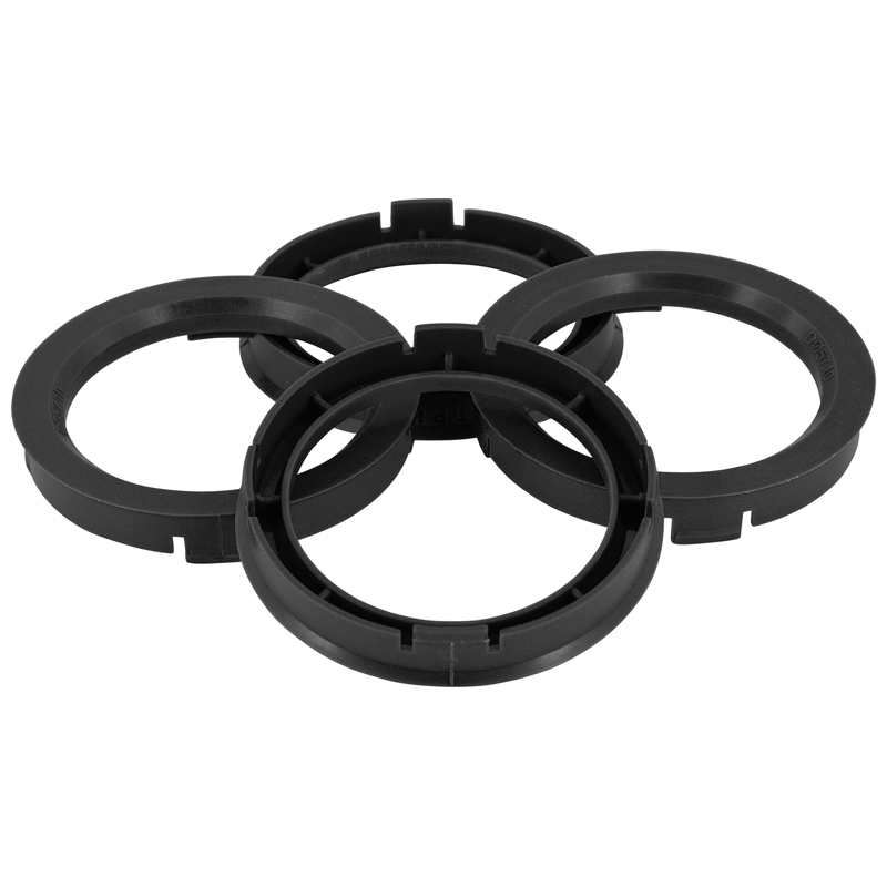 Set TPI Centreerringen - 76.0->72.6mm - Zwart