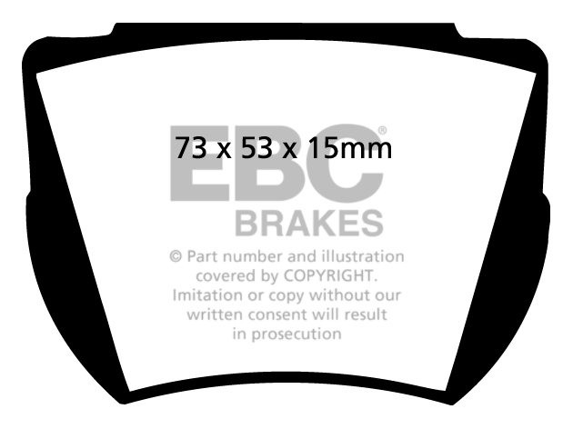 EBC Brakes SEAT Alhambra 1.8 Turbo 2000-2006 Remblokken voorzijd