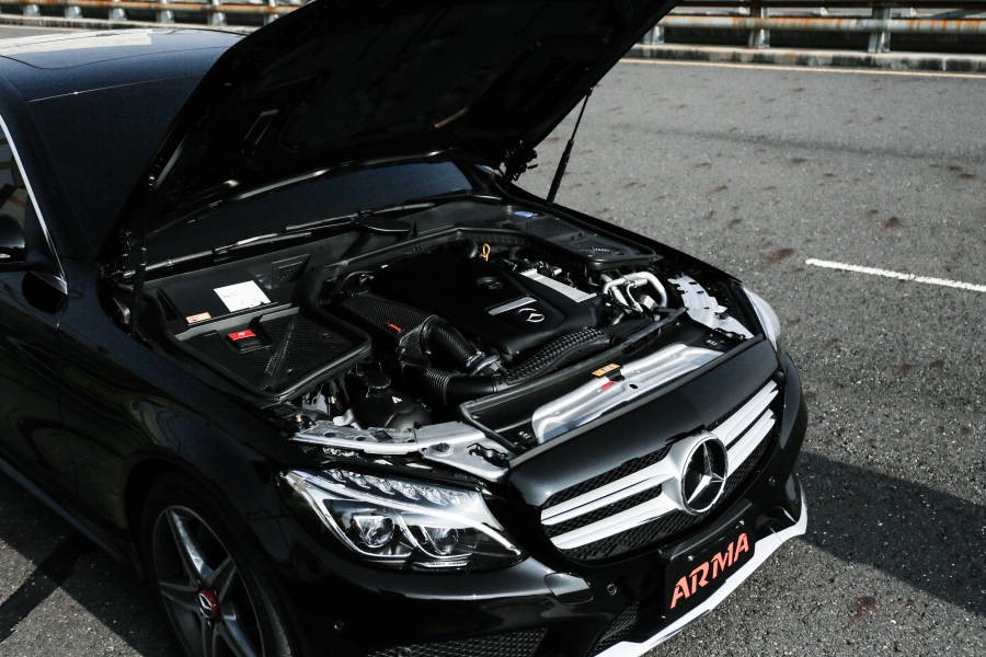 Mercedes W205 C250 W213 E200 Armaspeed CARBON Air intake Gloss