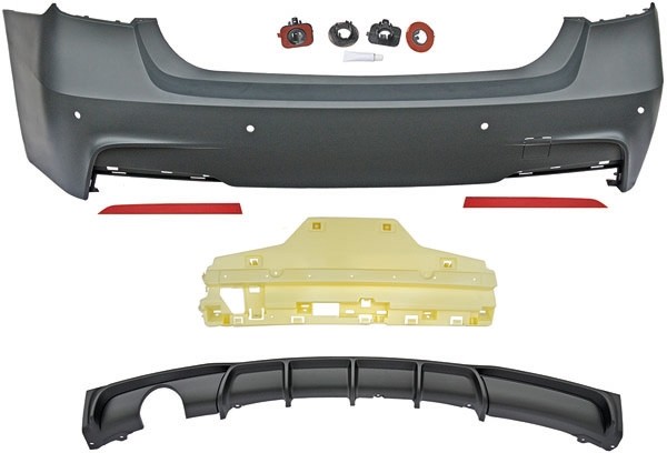 Achterbumper passend voor BMW F30 M-Performance Look