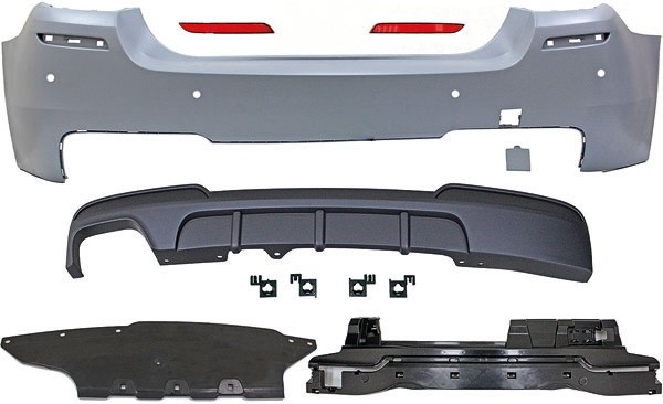 Achterbumper passend voor BMW F10 M-Performance Look