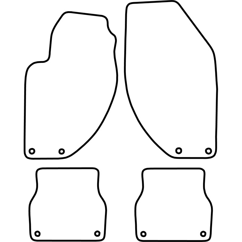 Automatten Velours  Alfa Romeo 166 2000-2003