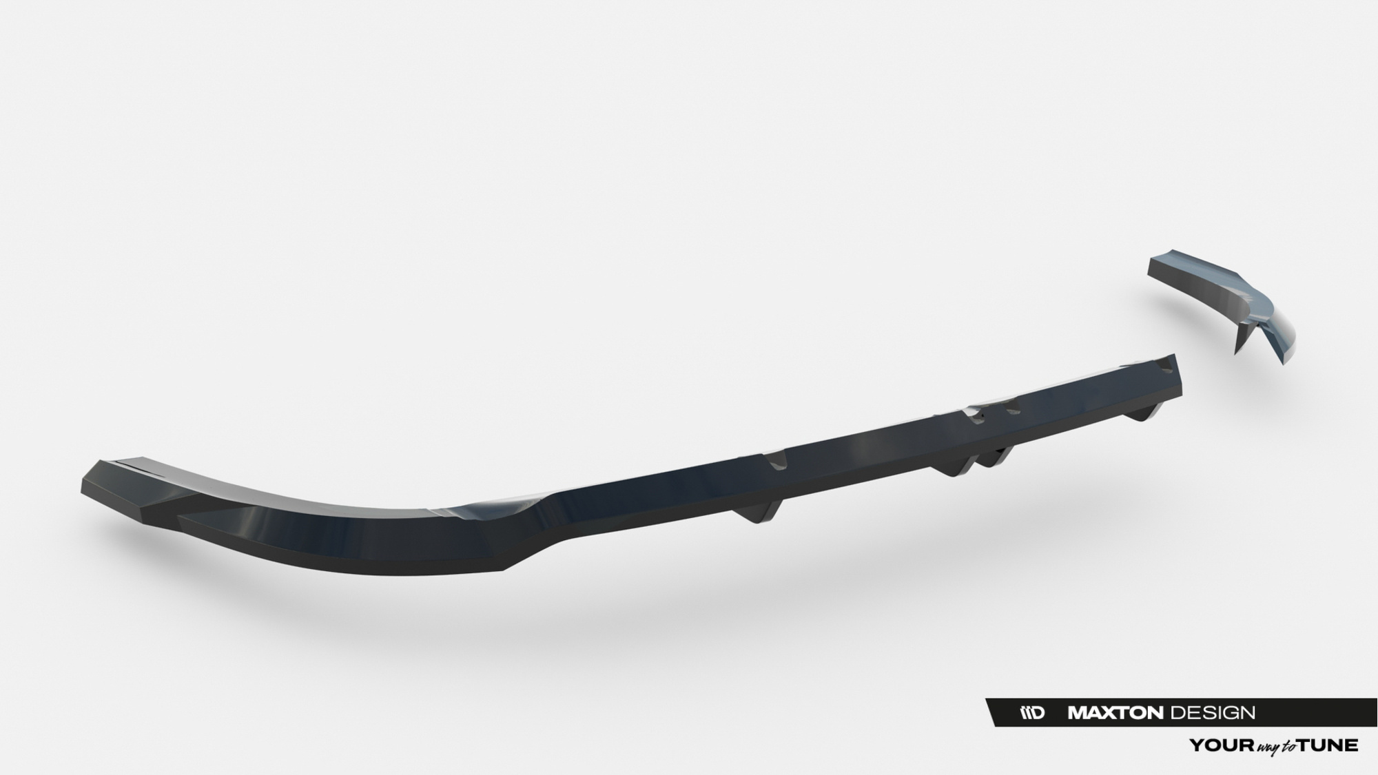 Diffuser Hyundai Tucson N-Line Mk4 Facelift Glans Zwart Maxton