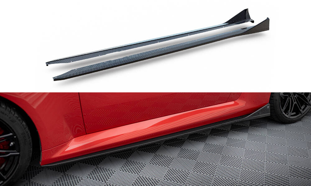 Zijskirts BMW M2 G87 Maxton Carbon