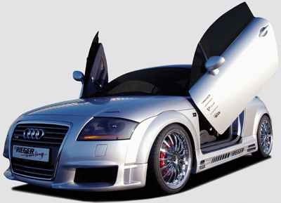 Voorbumper passend voor Audi TT Rieger R-Frame met air-intakes