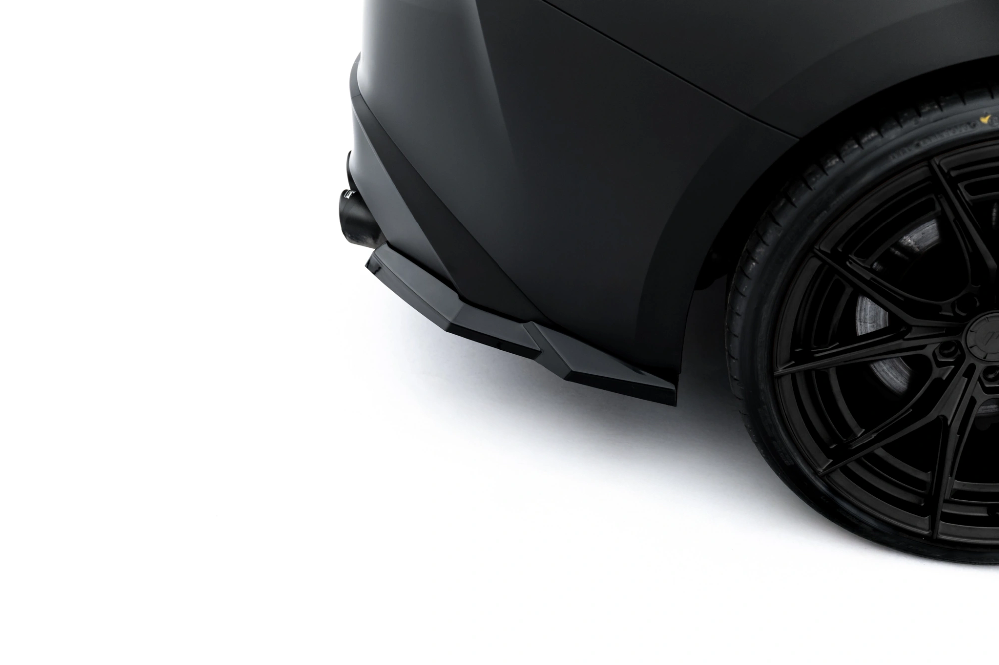 Diffuser Zij-Splitter Lexus IS 500 Mk3 Facelift 2 (XE30) Maxton Glans Zwart