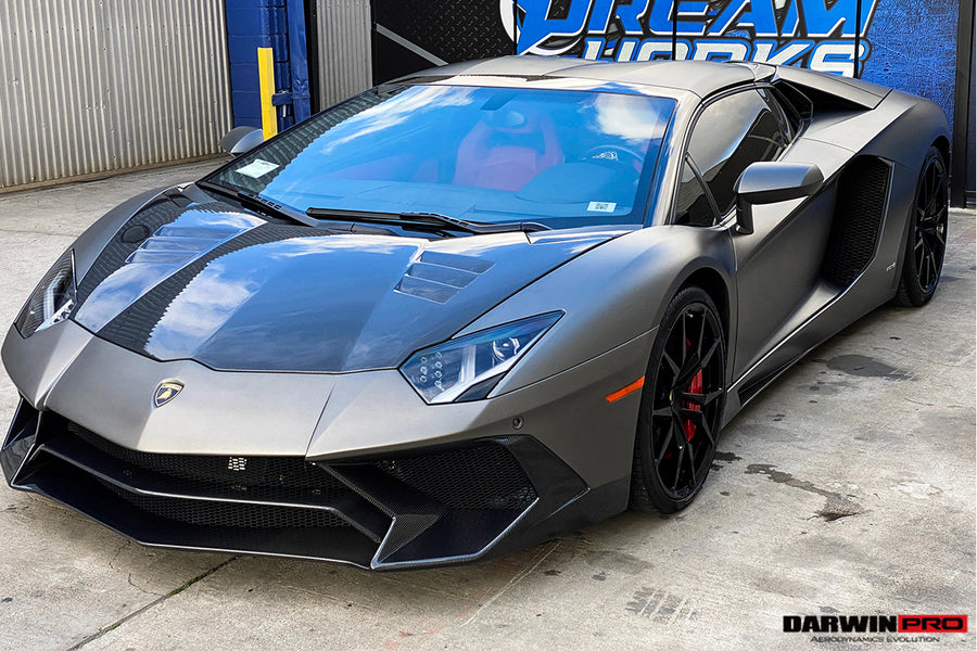 Lamborghini Aventador LP700 LP740 Coupe/Roadster BKSS Style Motorkap 2011-2016