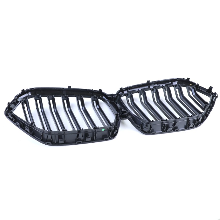 Grill passend voor BMW X6 G06 Glans Zwart Dubbel