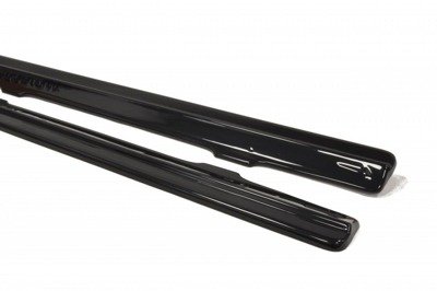 Zijskirts passend voor VW Golf 5 GTI Glans Zwart