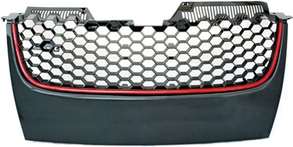Grill passend voor VW Golf V GTI 03.09 zonder logo