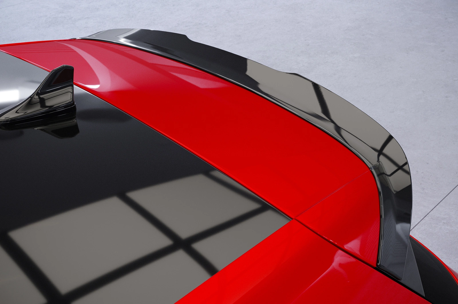 Achterspoiler VW Golf 8 GTI, GTD, R (2020–) Glans Zwart – CSR Automotive