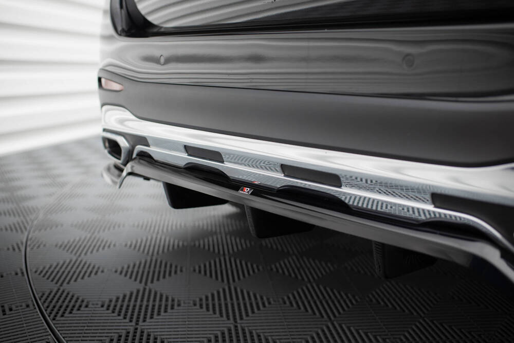 Diffuser passend voor Mercedes GLC AMG Pakket X254 Maxton Glans Zwart