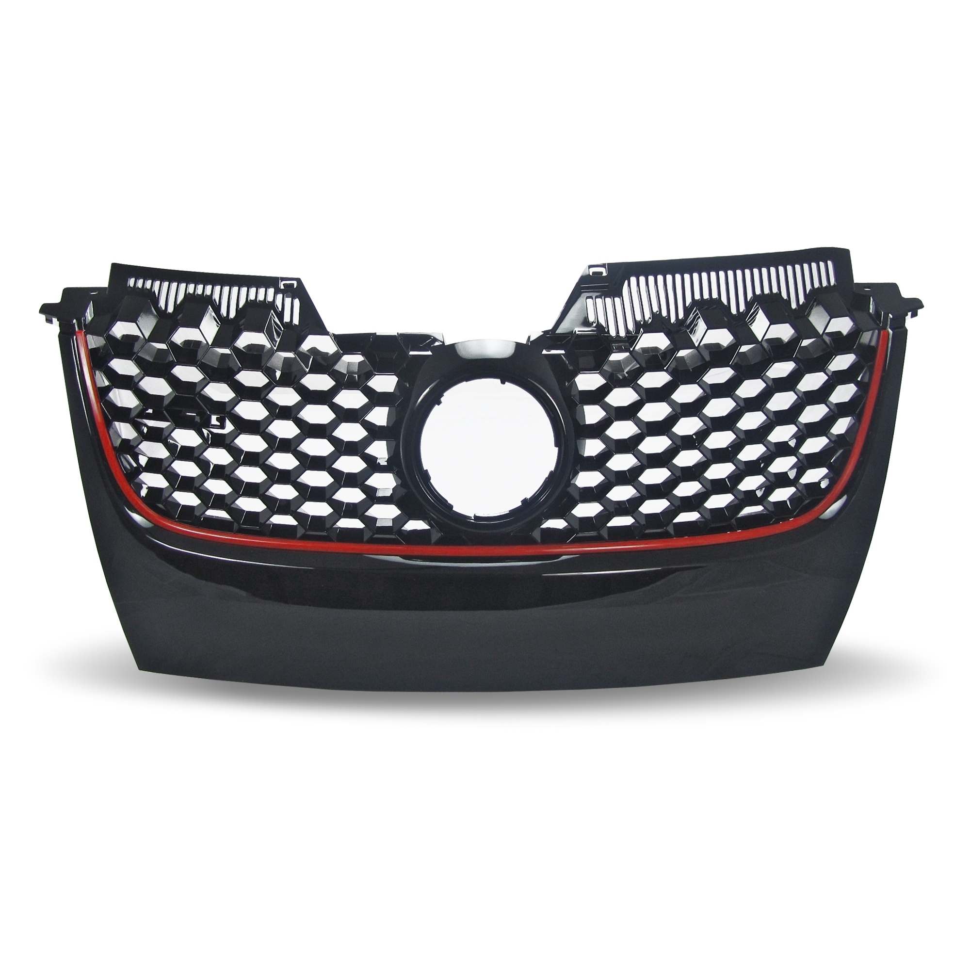 Grill passend voor VW Golf V GTI Glans Zwart