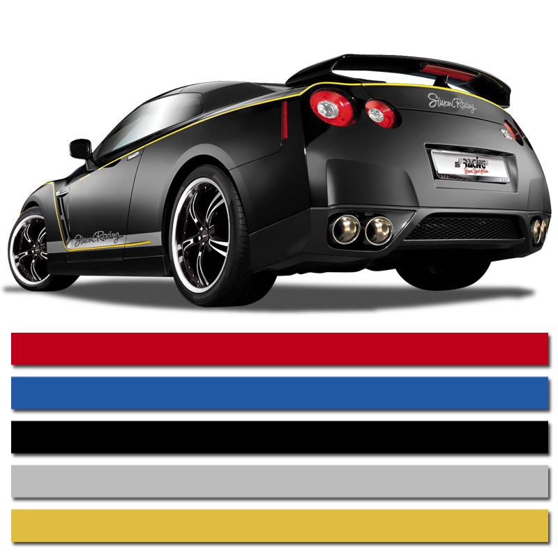 Universele zelfklevende striping AutoStripe Cool200 - Blauw - 6mm x 975cm