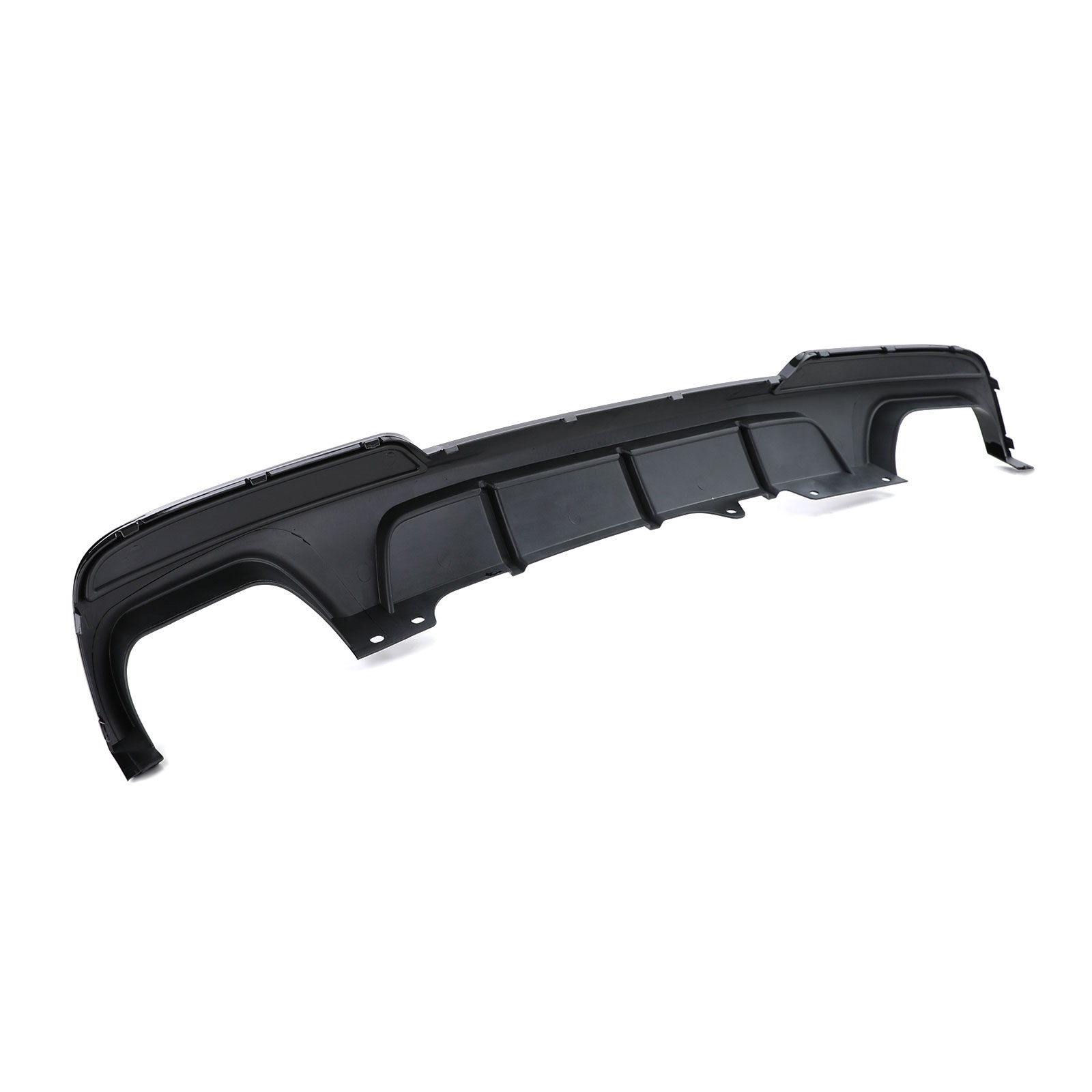 Achterdiffusor BMW F10 M5 Duplex uitlaat uitsparing M-Pakket Glans Zwart