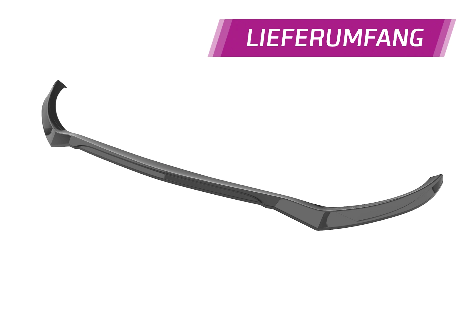 Voorspoiler passend voor Mercedes-Benz GLC (C253/X253) AMG-Line glans zwart