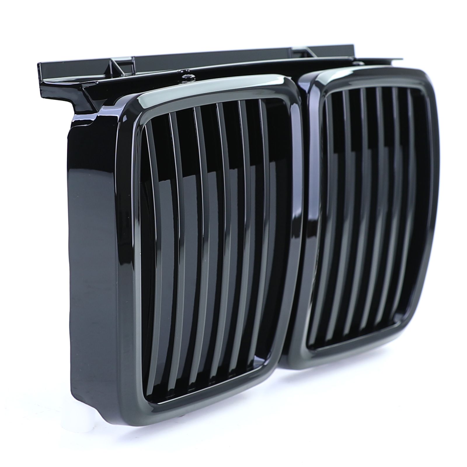 Grill passend voor BMW E30 84-90 Zwart Glanzend