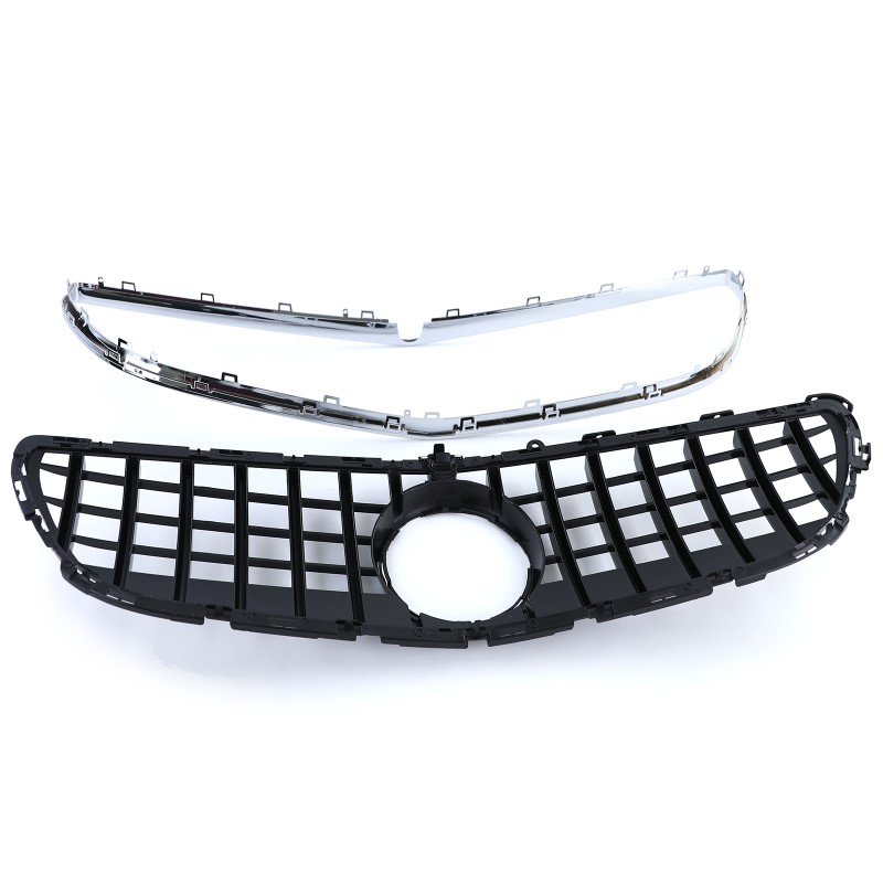 Grill passend voor Mercedes CLS C218 Facelift 14-18 GT Design Zwart/Chroom