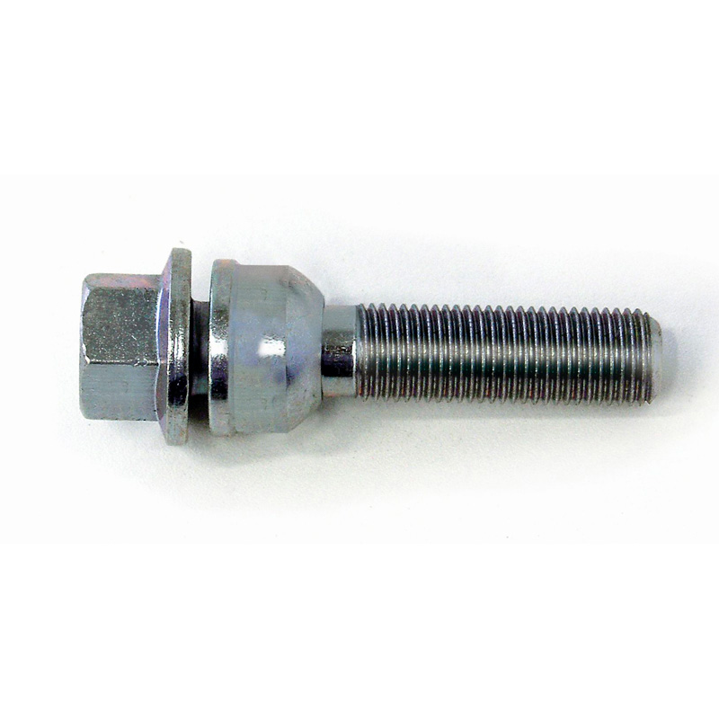 H&R Wielbout bolkonisch met beweegbare ring R14 M14x1.50 - Lengte 48mm (bv.  Audi Q3, Q5)