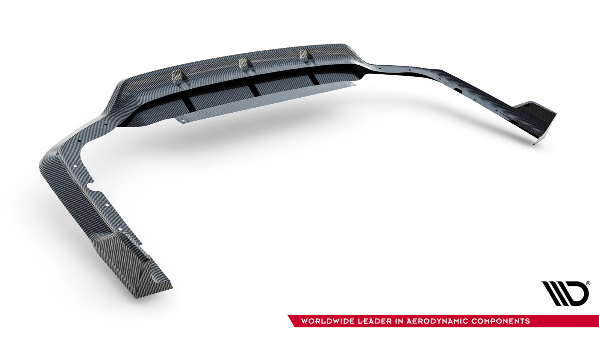 Carbon Fiber Achter Diffuser passend voor BMW X7 M-Pack G07 Facelift Maxton Glanzend zwart