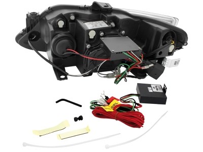Koplampen passend voor Seat Ibiza 6J 08- Devil Eyes real DRL LED Chroom