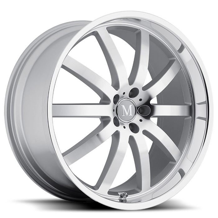 Velgen Mandrus Wilhelm 18x9,5 5x112 ET53 Zilver Machined Face &
