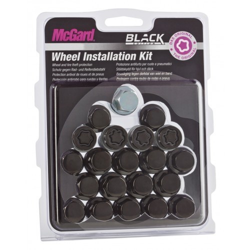 McGard Wielbout set M14x1.5 Kegel 60° 28,0mm Black