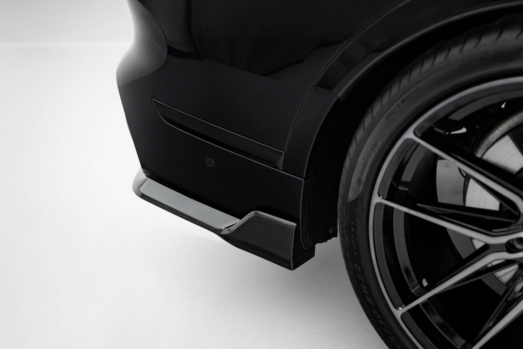 Carbon Fiber Achter Diffuser passend voor BMW X7 M-Pack G07 Facelift Maxton Glanzend zwart