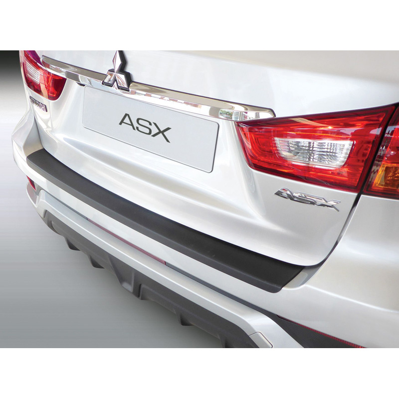 ABS Achterbumper beschermlijst  Mitsubishi ASX 10/2016-9/2019 Zwart