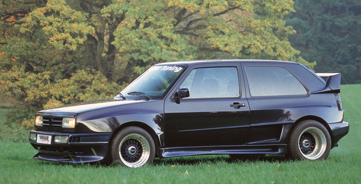Achterschermen Breedversie ll VW Golf II Polyester Rieger