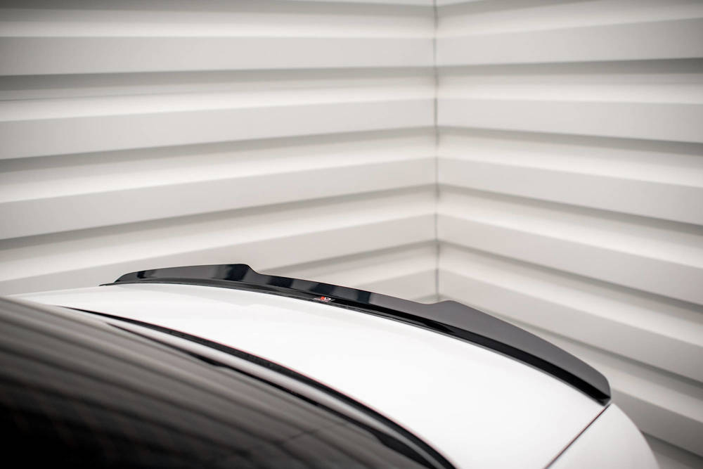 Spoiler passend voor Audi A4 B9 FL Maxton Glans Zwart