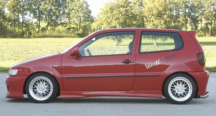 Zijskirts passend voor VW Polo 6N 2 Deurs Rieger