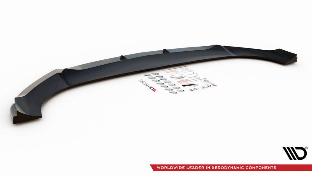 Voorspoiler passend voor Mercedes GLE C167 AMG Pakket Coupe / SUV Maxton Glans Zwart