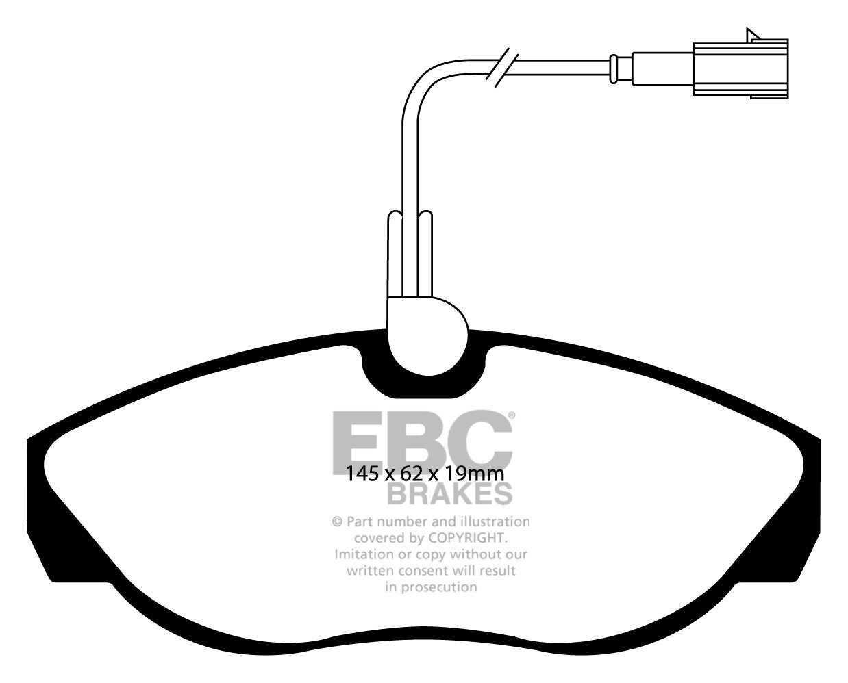 EBC Brakes CITROEN BEDRIJFSWAGEN Relay (Q14)/Jumper 2.5 TD 99-20