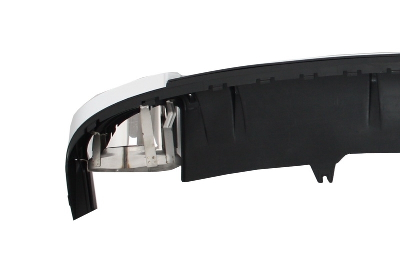 Achterbumper Diffuser passend voor Audi A4 B9 2015-2019 RS4 Design