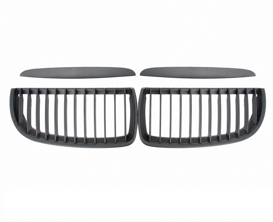 Grill Nieren passend voor BMW E90 05-08 Mat Zwart