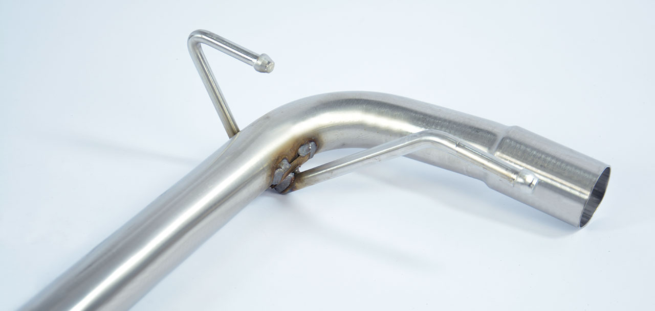 595 ABARTH 1.4T "Trofeo Edition" (140 Hp) 2015 Rear pipe kit Right - Left (Muffler delete)