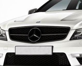 Grill passend voor Mercedes C-klasse W204 AMG-look zwart