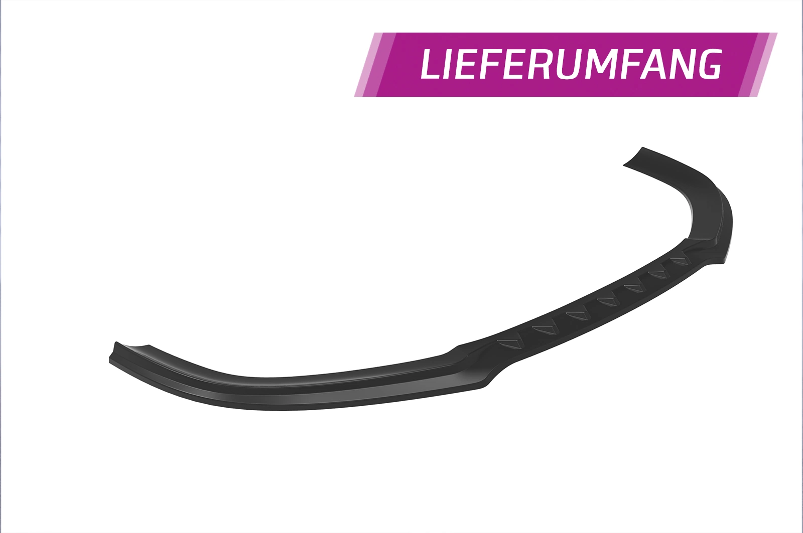 Voorspoiler passend voor Audi S8 / S8 Plus D4 (Typ 4H) glans zwart – 2013–2017